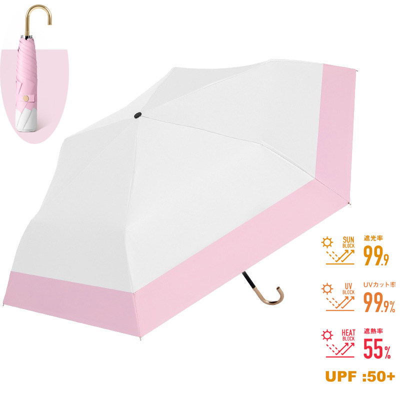 Customizable 3-tier Folding Umbrella Heat Shielding Parasol
