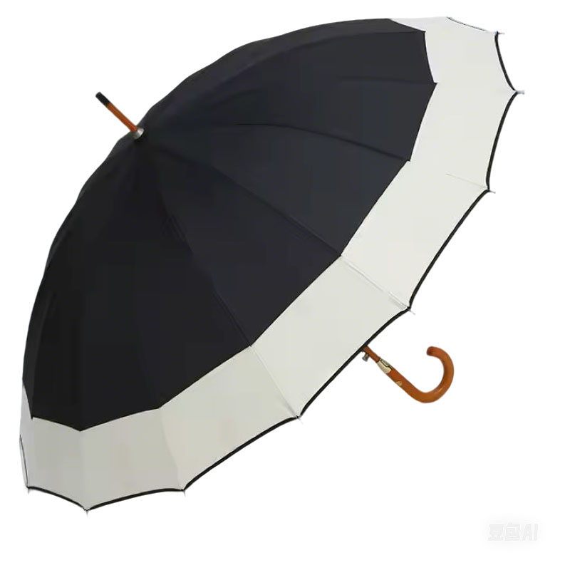 Long Umbrella 16 Ribs for Both Sun and Rain