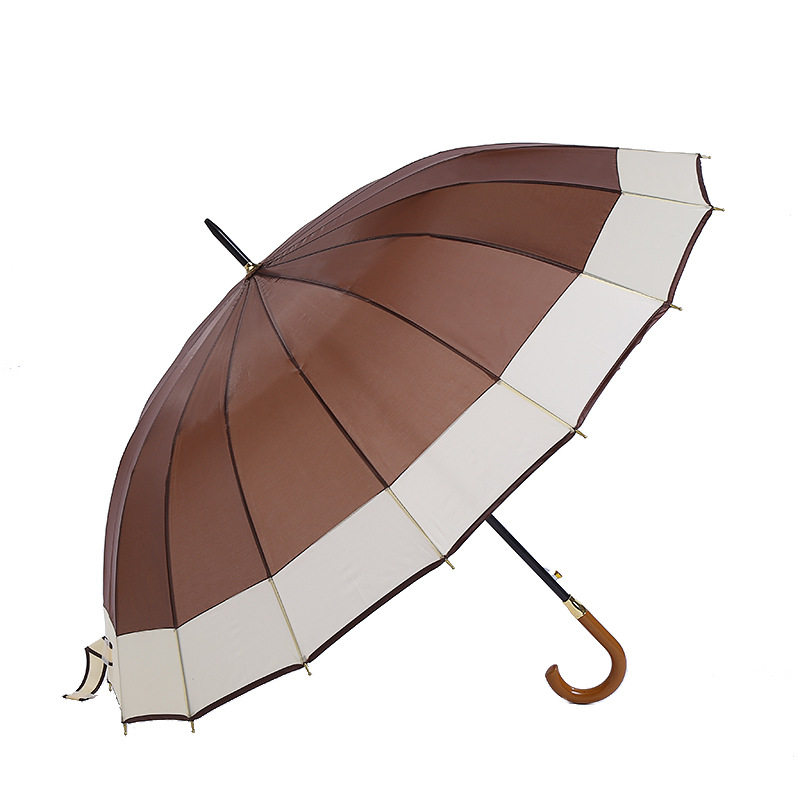 16 Ribs Windproof Umbrella Water Repellent Lightweight