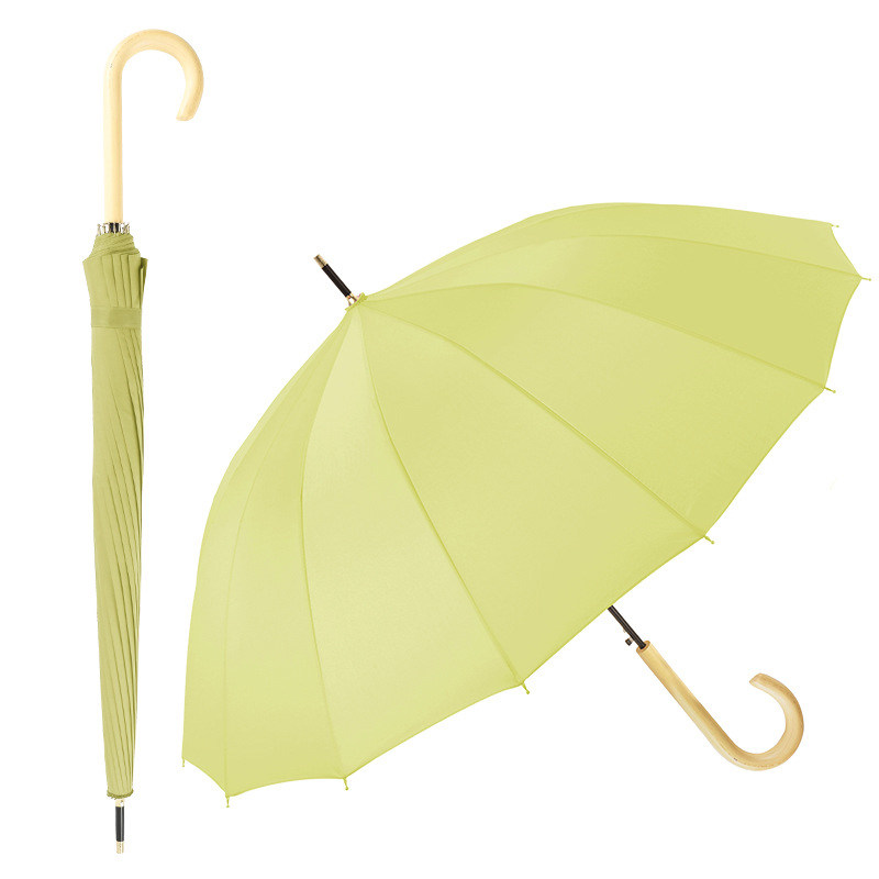 16 Ribs Windproof Umbrella Water Repellent