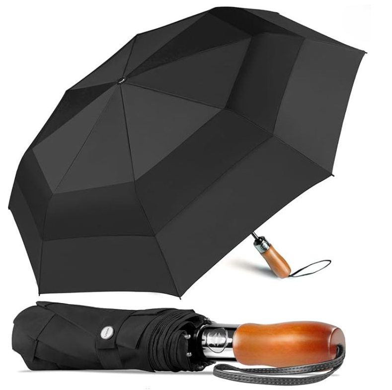 Lightweight Windproof Travel Umbrella with Automatic Open/Close