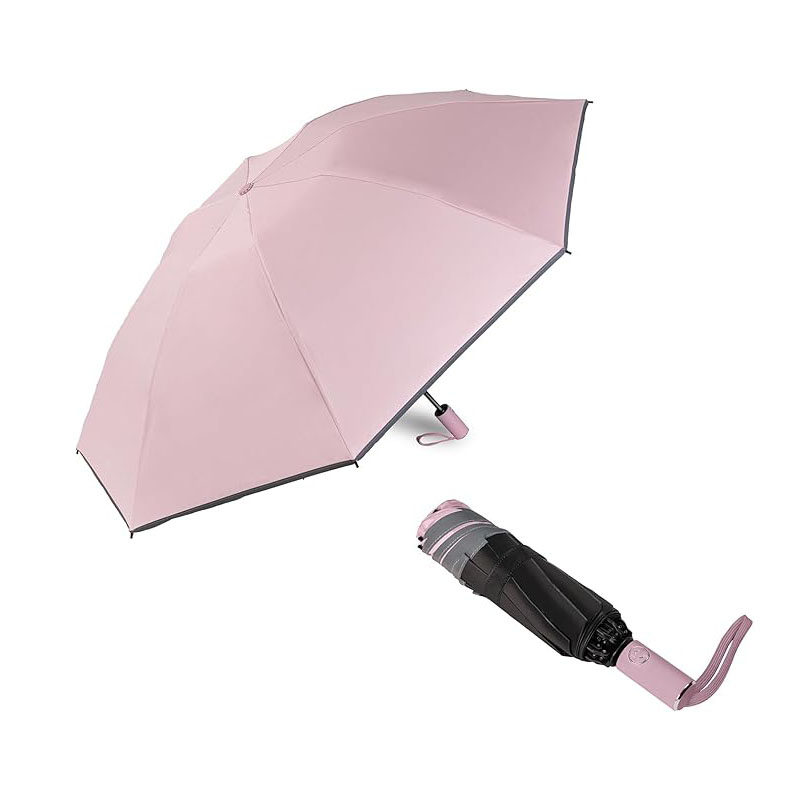 Compact Inverted UV Umbrella for Rain & Sun, Medium Size, UPF 50+, Auto Open/Close, Reverse Folding Design